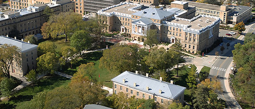 Bascom Hill viewed from the northeast