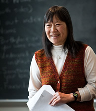 Campus Partners Faculty member in front of a class