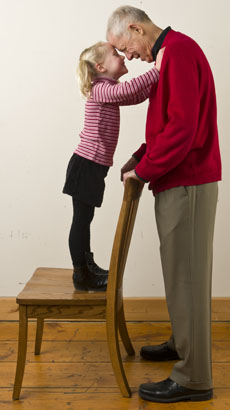 Gift Planning Grandfather and granddaughter