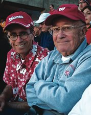 Photo of Badger football fans at Camp Randall.
