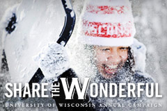 Share the Wonderul - Snowball Fight Snowball fight on Bascom Hill
