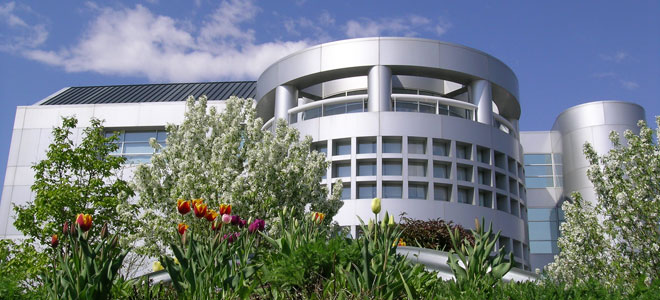 UW Foundation viewed from the Garden