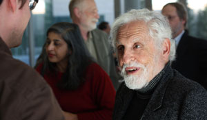 Carl Djerassi at reception