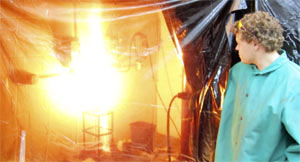 Welding demonstration at EE11 Welding demonstration at EE11