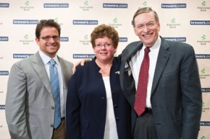 Mark Attanasio, Chancellor Biddy Martin and Allan H. 'Bud' Selig