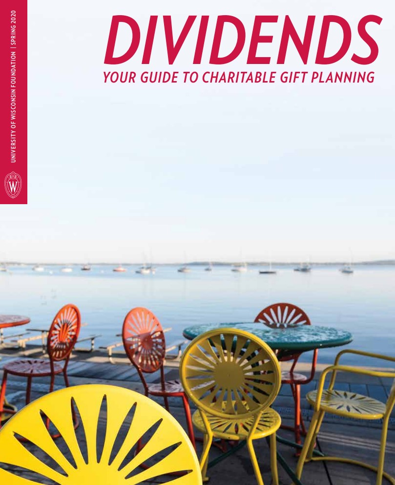 Cover of Fall 2020 Dividends issue - Shot of the Union Terrace Chairs