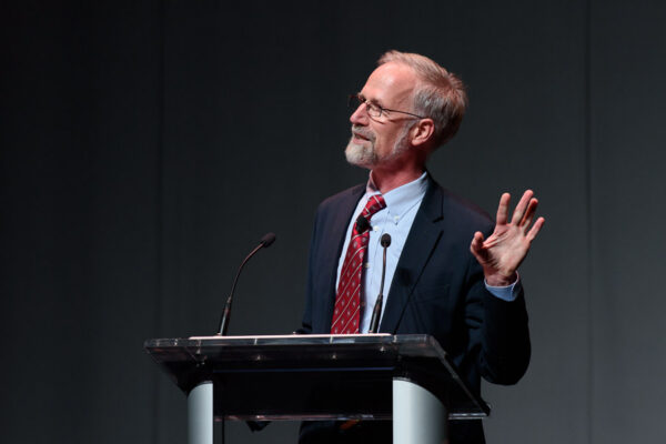Speaker presenting