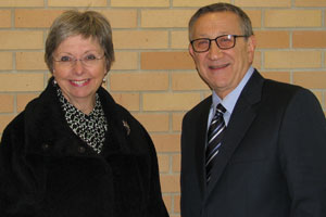 Dean Katharyn May and Richard Sinaiko Dean Katharyn May and Richard Sinaiko
