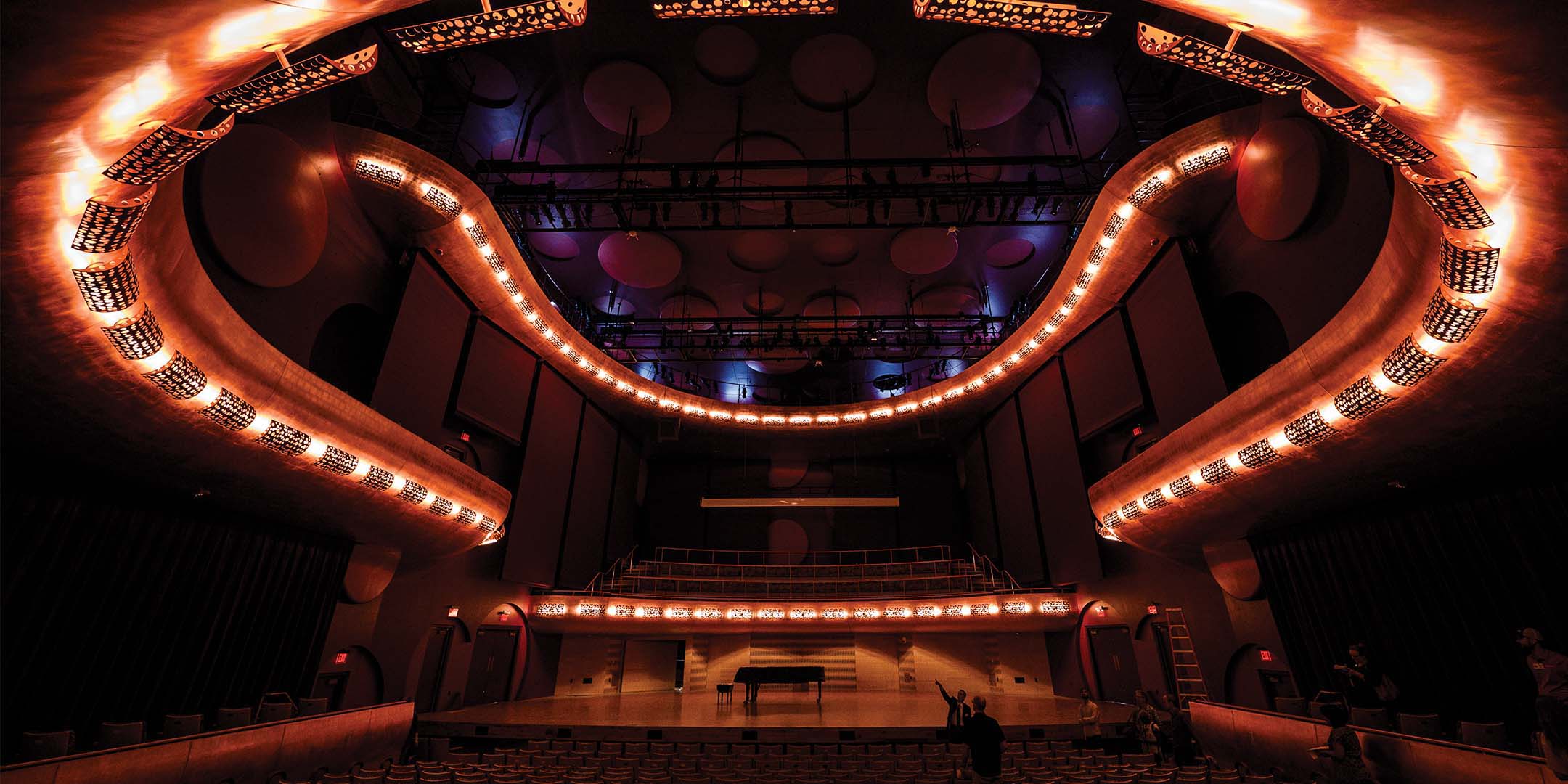 Inside view of the Hamel Music Center