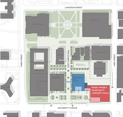 School of Music Map