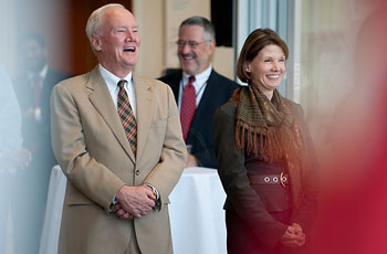 Sandy Wilcox at Retirement Celebration