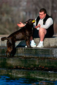 Memorial Union Terrace Dog