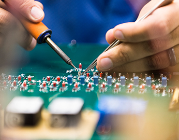 Lab work in Wisconsin Materials Institute